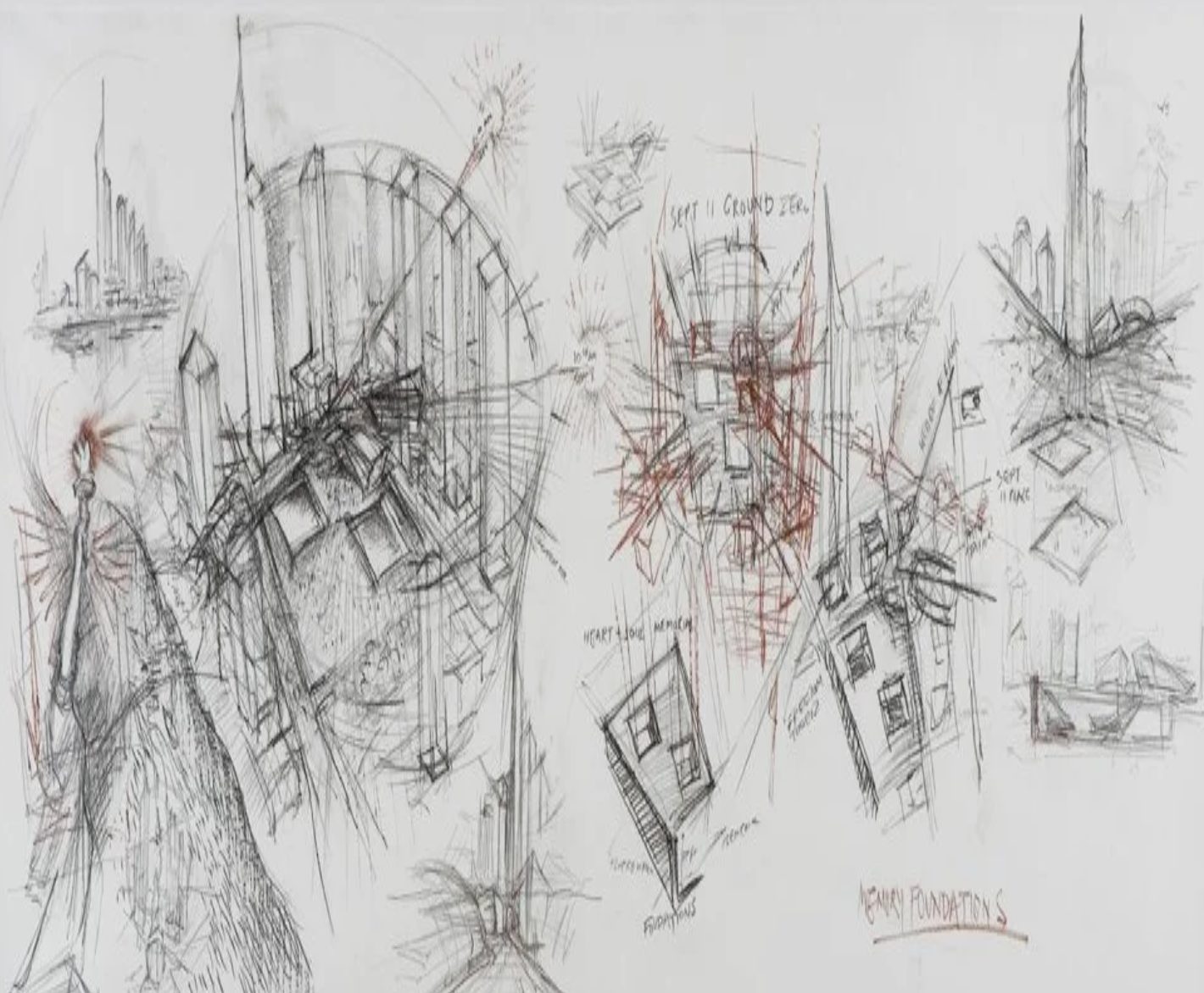 World Trade Center master plan by Daniel Libeskind